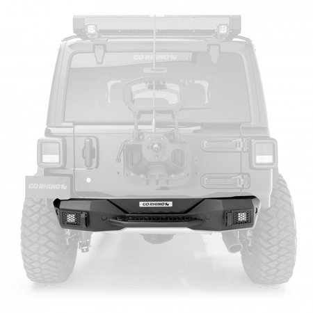 GO RHINO 18-C WRANGLER JL ROCKLINE REAR STUBBY BUMPER 371100T